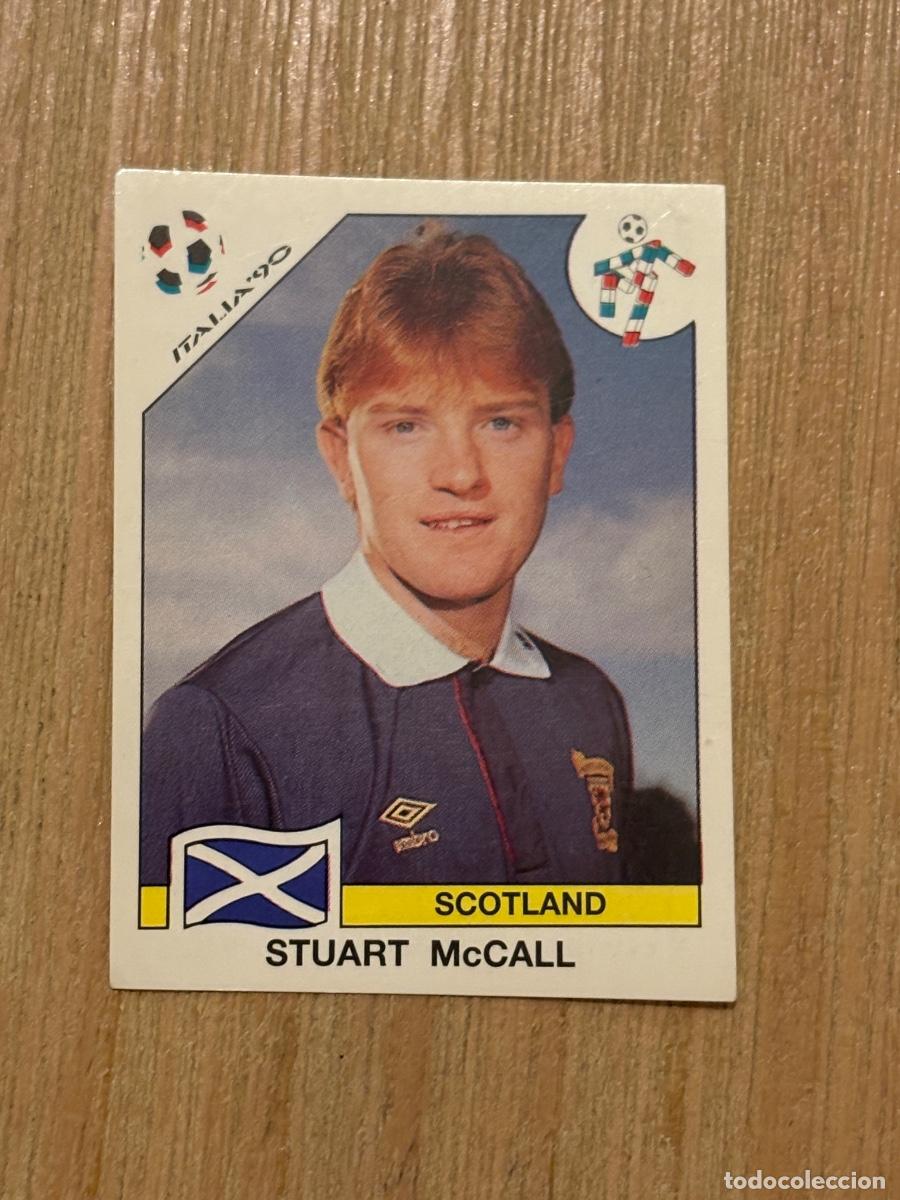 Cromos de f&uacute;tbol: 37. CROMO STUART McCALL N 224 ESCOCIA MUNDIAL ITALIA 90 1990 PANINI NUNCA PEGADO SIN PEGAR