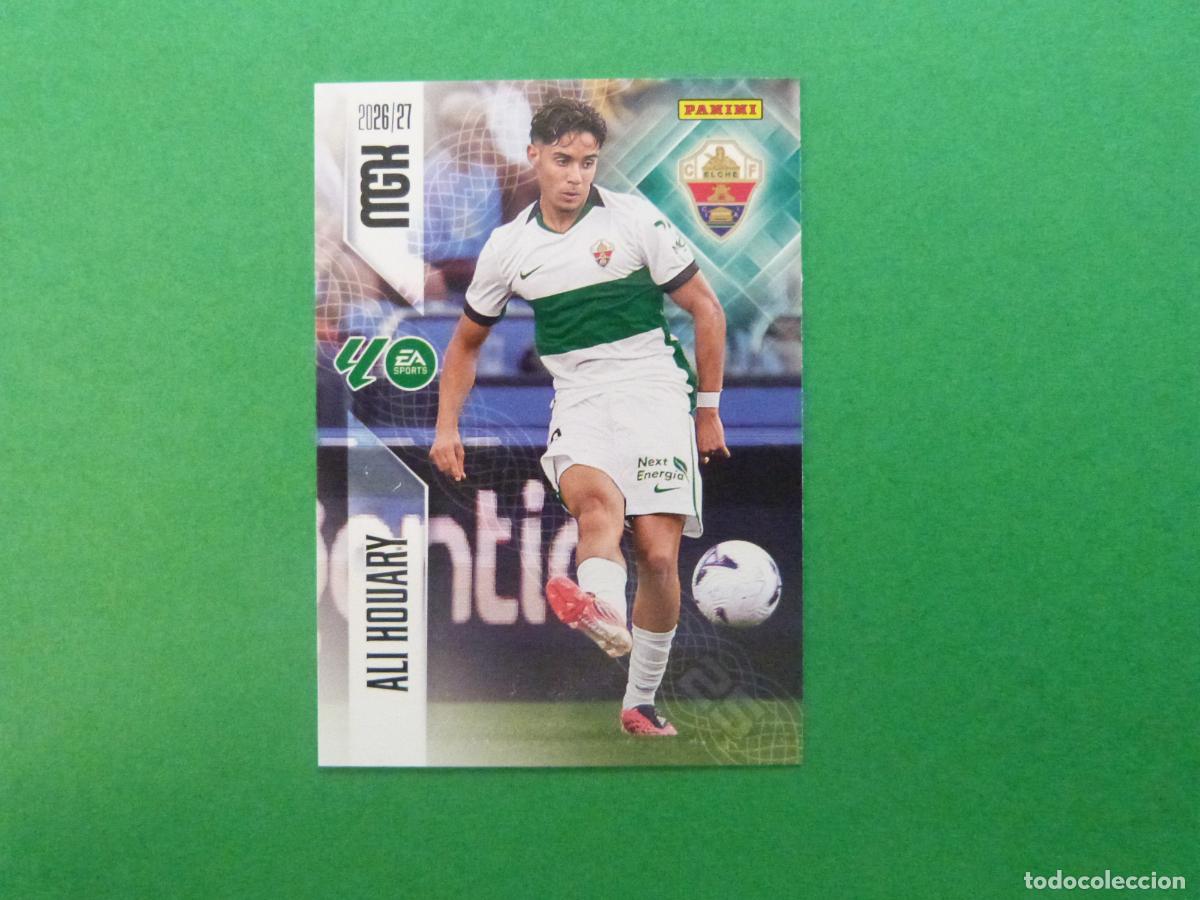Cromos de f&uacute;tbol: TRADING CARD FUTBOL ALI HOUARY ELCHE C.F. N&ordm; 159 LIGA MEGACRACKS 2026-2027/26-27 PANINI