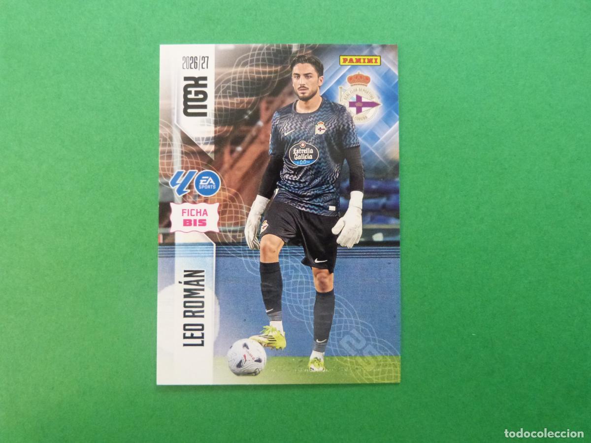 Cromos de f&uacute;tbol: TRADING CARD FUTBOL LEO ROM&Aacute;N R.C.D.LA CORU&Ntilde;A N&ordm; 129 BIS LIGA MEGACRACKS 2026-2027/26-27 PANINI
