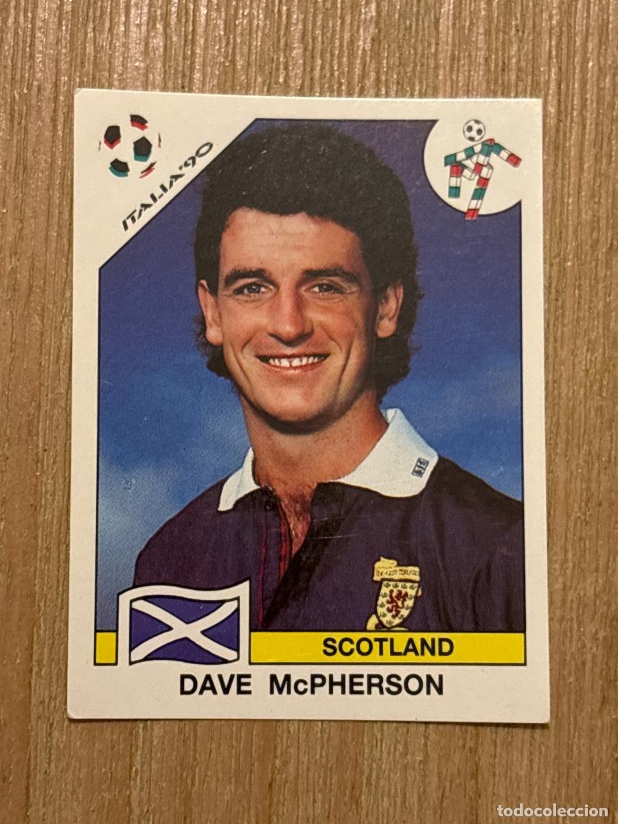 Cartes &agrave; collectionner de Football: 37. CROMO DAVE McPHERSON N 218 ESCOCIA MUNDIAL ITALIA 90 1990 PANINI NUNCA PEGADO SIN PEGAR