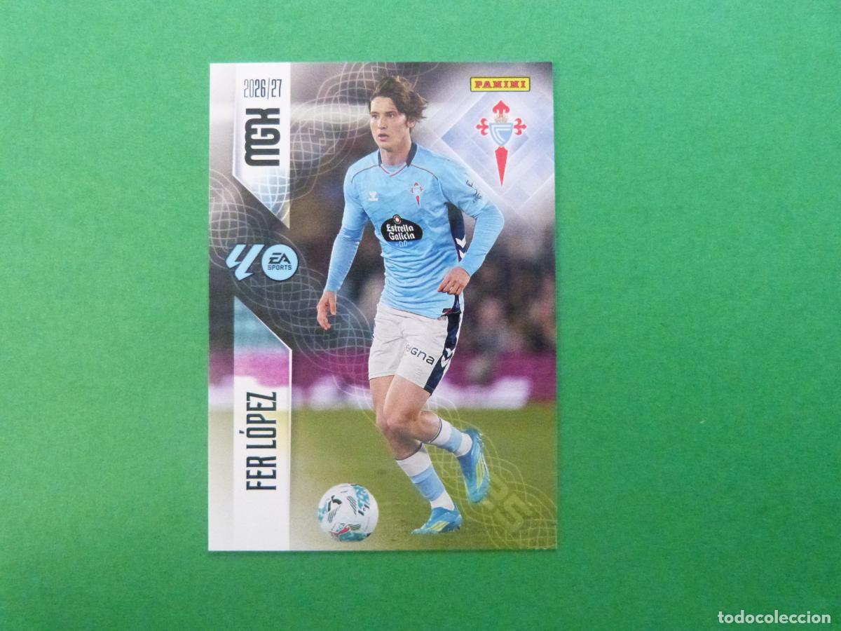 Cromos de f&uacute;tbol: TRADING CARD FUTBOL FER L&Oacute;PEZ CELTA DE VIGO N&ordm; 121 LIGA MEGACRACKS 2026-2027/26-27 PANINI