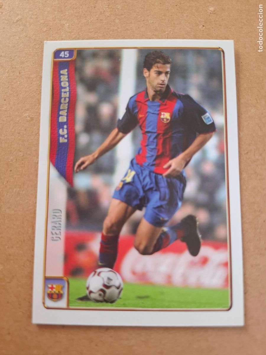 Cromos de f&uacute;tbol: MUNDICROMO 2004 2005 04 05 - 45 GERARD - FC. BARCELONA