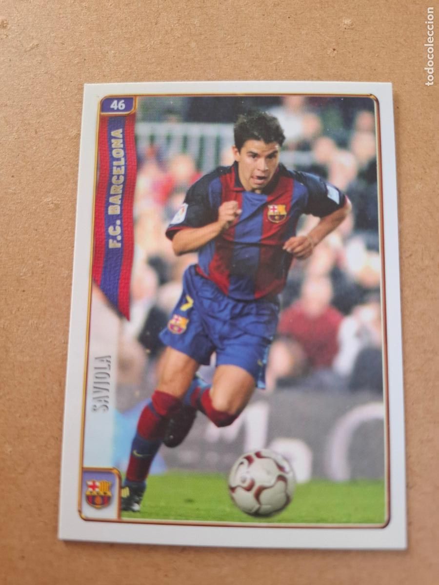 Cromos de f&uacute;tbol: MUNDICROMO 2004 2005 04 05 - 46 SAVIOLA ( BAJA ) - FC. BARCELONA