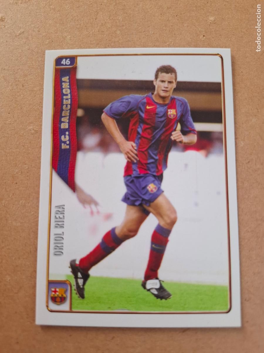 Cromos de f&uacute;tbol: MUNDICROMO 2004 2005 04 05 - 46 ORIOL RIERA - FC. BARCELONA