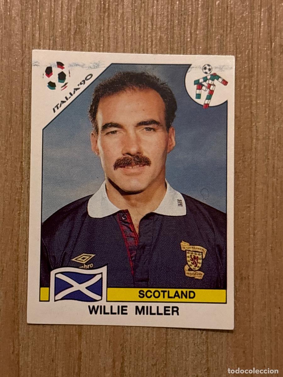 Cromos de f&uacute;tbol: 37. CROMO WILLIE MILLER N 215 ESCOCIA MUNDIAL ITALIA 90 1990 PANINI NUNCA PEGADO SIN PEGAR