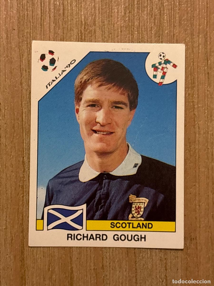 Cromos de f&uacute;tbol: 37. CROMO RICHARD GOUGH N 214 ESCOCIA MUNDIAL ITALIA 90 1990 PANINI NUNCA PEGADO SIN PEGAR