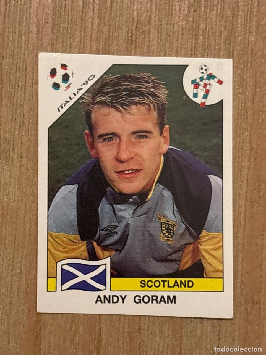 Football Stickers: 37. CROMO ANDY GORAM N 212 ESCOCIA MUNDIAL ITALIA 90 1990 PANINI NUNCA PEGADO SIN PEGAR