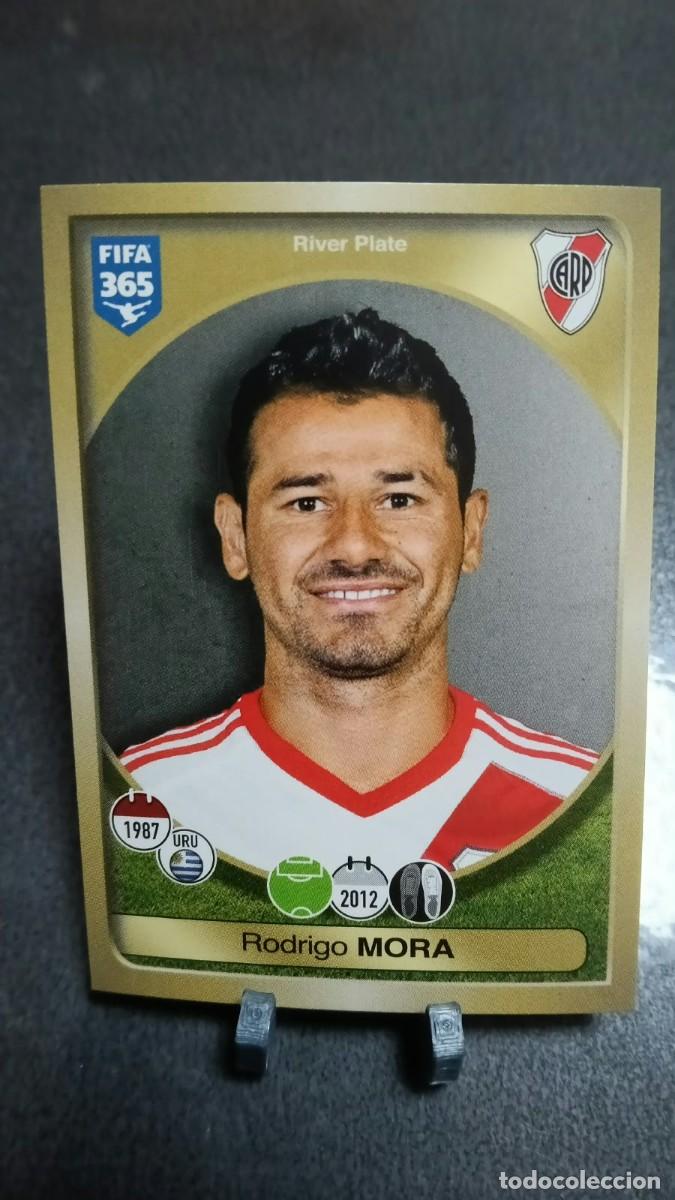 Cromos de f&uacute;tbol: Mora 556 River Plate 2016 2017 Fifa 365 Sin Pegar