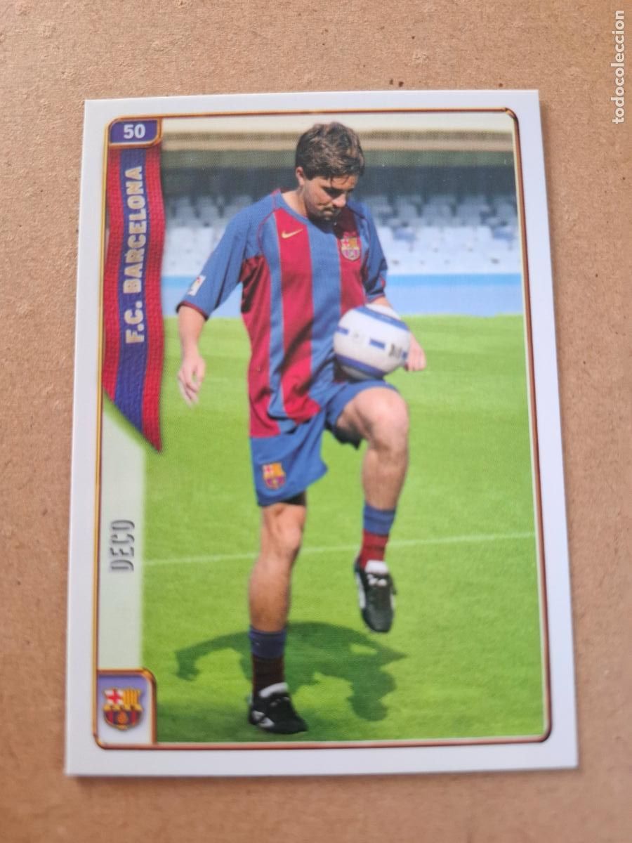 Cromos de f&uacute;tbol: MUNDICROMO 2004 2005 04 05 - 50 DECO - FC. BARCELONA