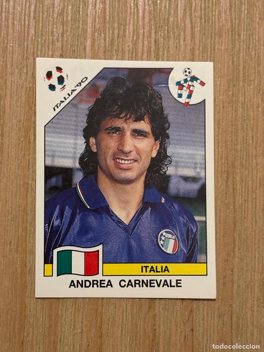 Cromos de f&uacute;tbol: 37. CROMO ANDREA CARNEVALE N 55 ITALIA MUNDIAL ITALIA 90 1990 PANINI NUNCA PEGADO SIN PEGAR