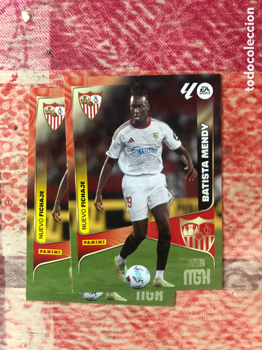 Cromos de f&uacute;tbol: 498 BATISTA MENDY SEVILLA NUEVO FICHAJE ⚽ MEGACRACKS LIGA 2025 2026 25 26 ⚽
