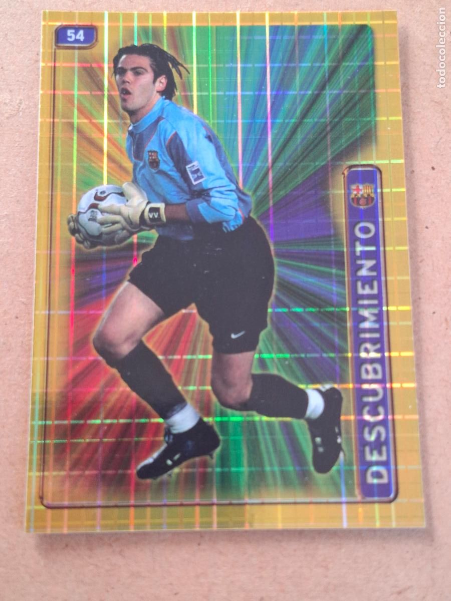 Cromos de f&uacute;tbol: MUNDICROMO 2004 2005 04 05 - 54 V&Iacute;CTOR VALD&Eacute;S ( BRILLO CUADROS ) - FC. BARCELONA