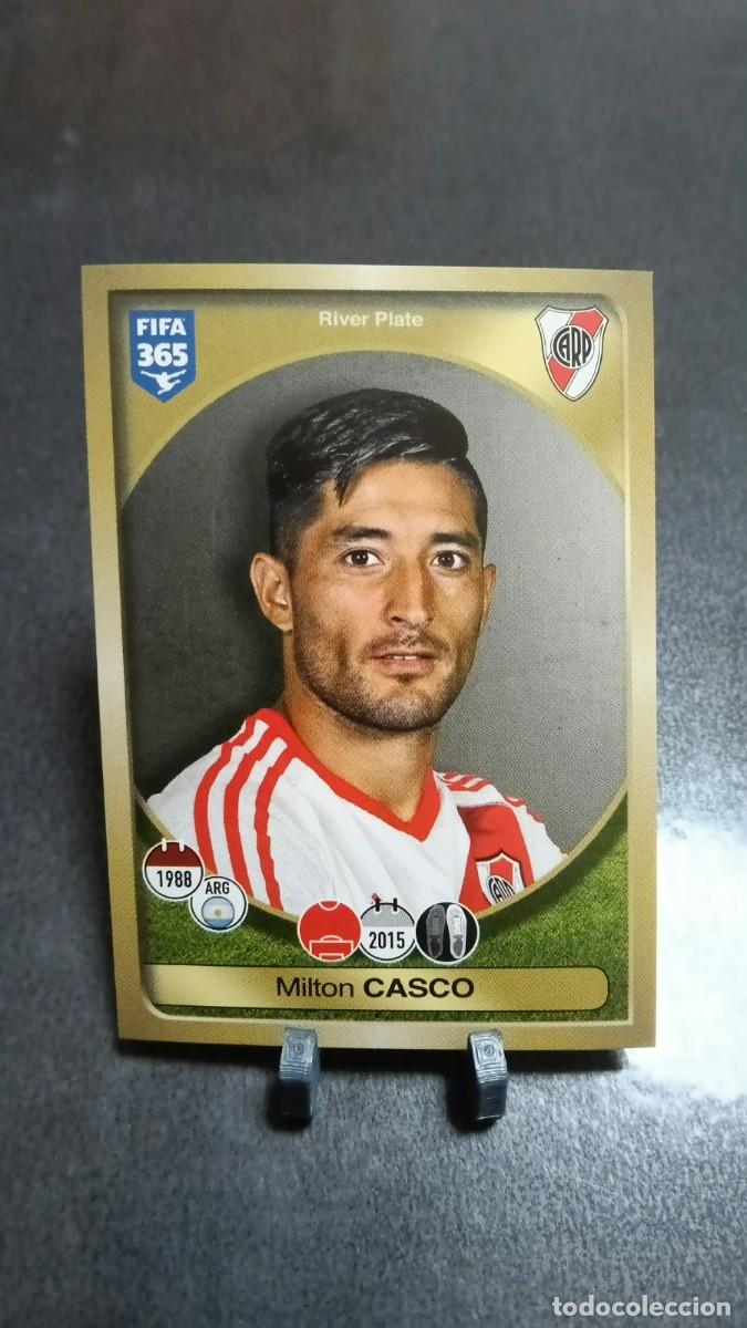 Cromos de f&uacute;tbol: Casco 545 River Plate 2016 2017 Fifa 365 Sin Pegar