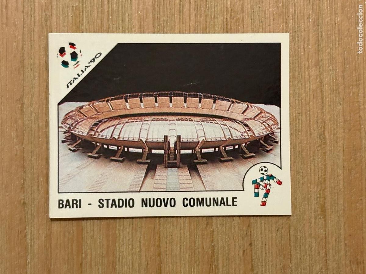 Cromos de f&uacute;tbol: 37. CROMO ESTADIO BARI NUOVO COMUNALE MUNDIAL ITALIA 90 1990 PANINI NUNCA PEGADO SIN PEGAR