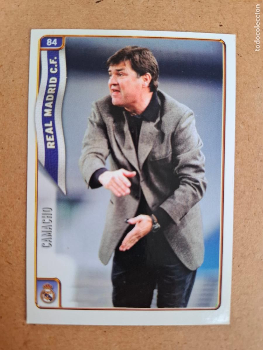Cromos de f&uacute;tbol: MUNDICROMO 2004 2005 04 05 - 84 CAMACHO - REAL MADRID