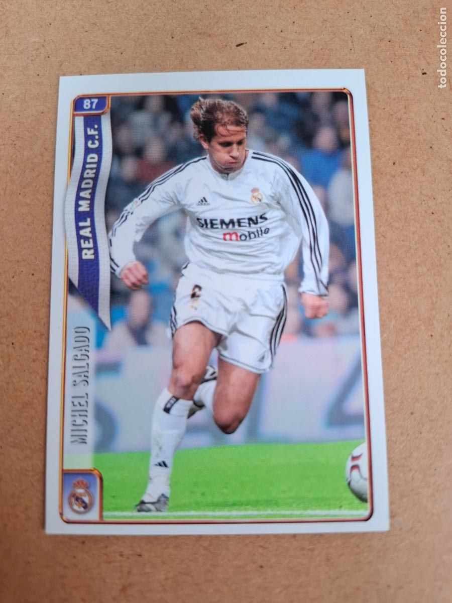 Cromos de f&uacute;tbol: MUNDICROMO 2004 2005 04 05 - 87 MICHEL SALGADO - REAL MADRID
