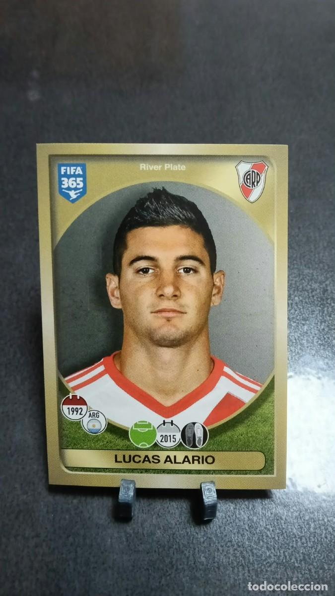 Cromos de f&uacute;tbol: Lucas Alario 555 River Plate 2016 2017 Fifa 365 Sin Pegar