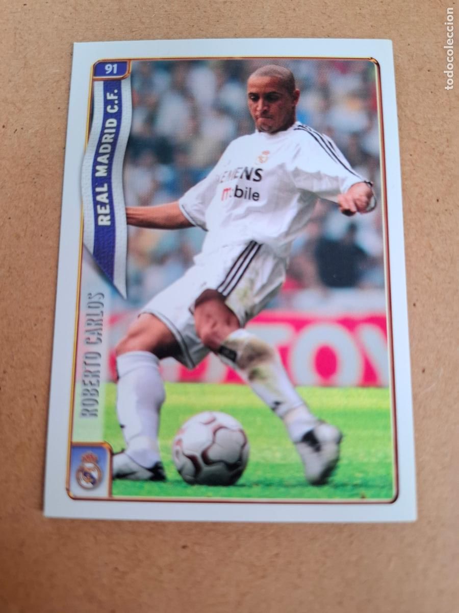 Cromos de f&uacute;tbol: MUNDICROMO 2004 2005 04 05 - 91 ROBERTO CARLOS - REAL MADRID