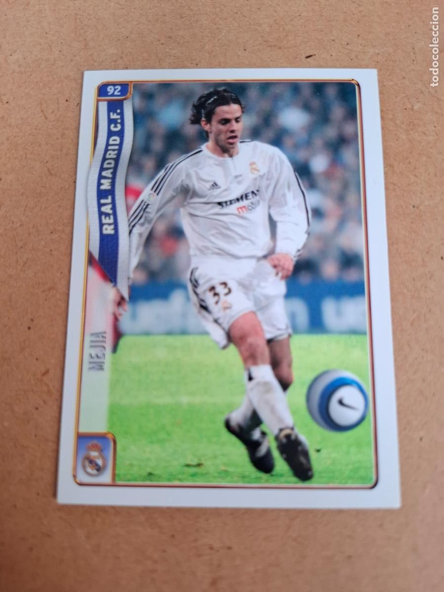 Cromos de f&uacute;tbol: MUNDICROMO 2004 2005 04 05 - 92 MEJIA - REAL MADRID