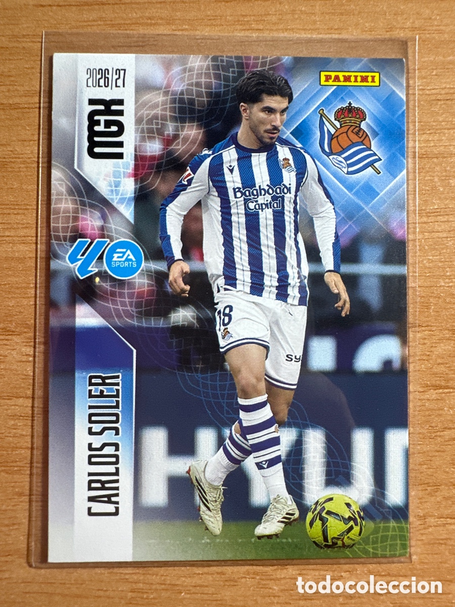 Cromos de f&uacute;tbol: 319 CARLOS SOLER REAL SOCIEDAD MEGACRACKS 2026 2027 (MGK 26 27)
