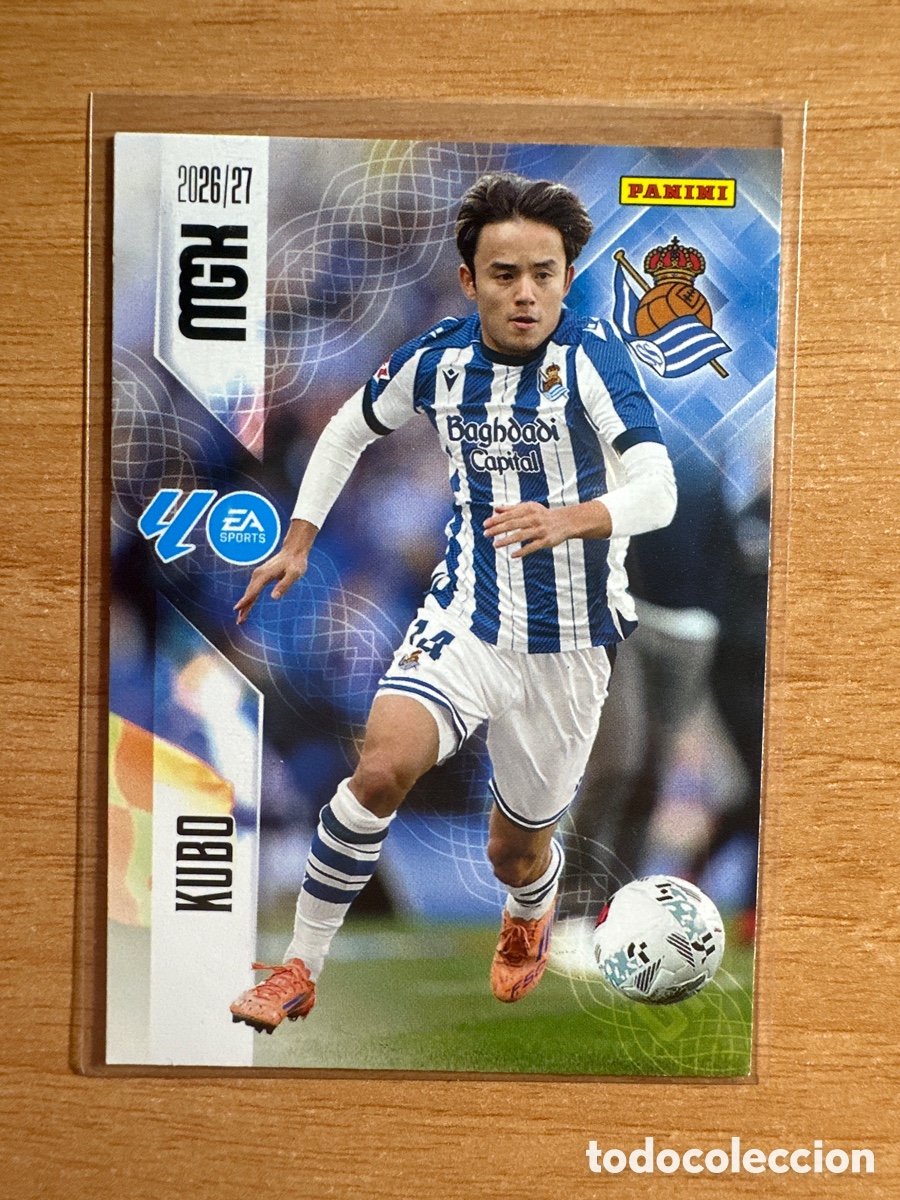 Cartes &agrave; collectionner de Football: 323 KUBO REAL SOCIEDAD MEGACRACKS 2026 2027 (MGK 26 27)