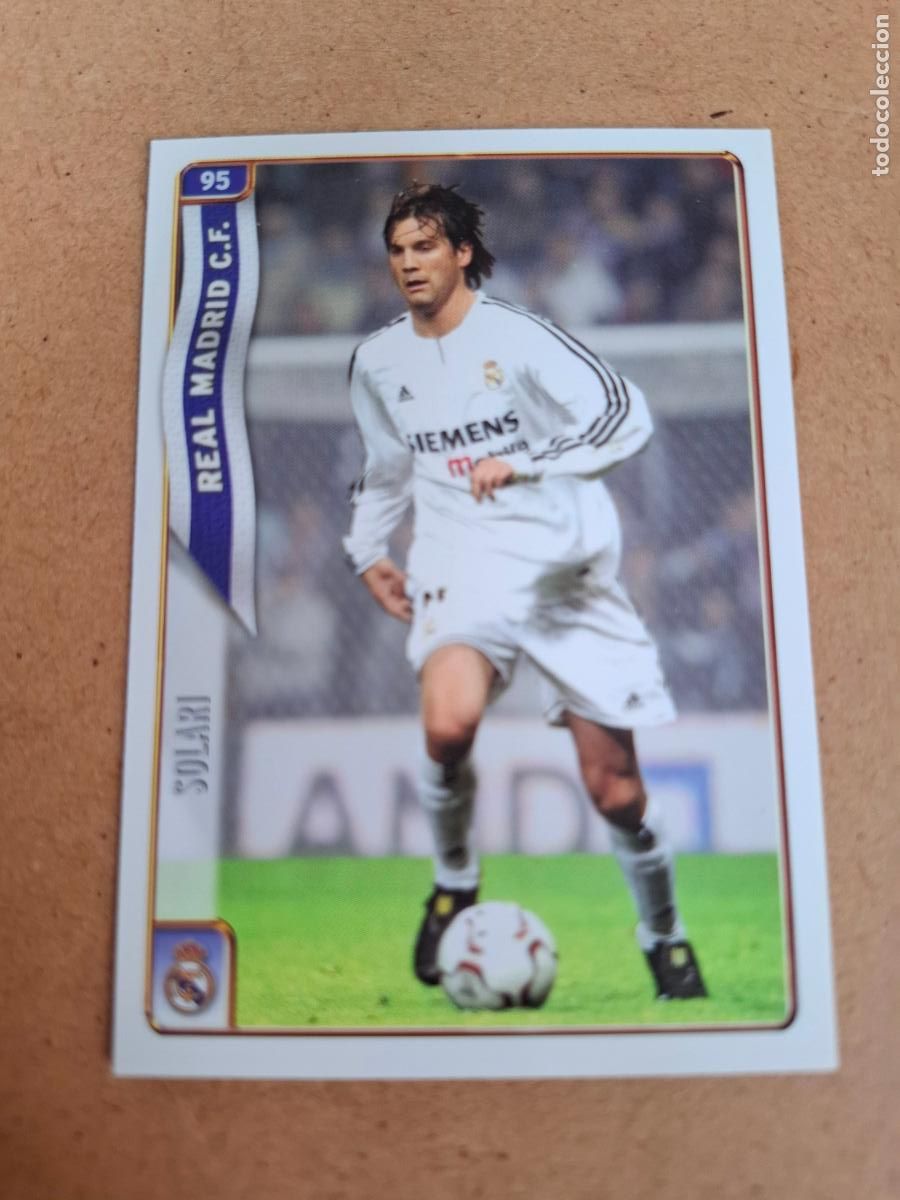 Cartes &agrave; collectionner de Football: MUNDICROMO 2004 2005 04 05 - 95 SOLARI - REAL MADRID