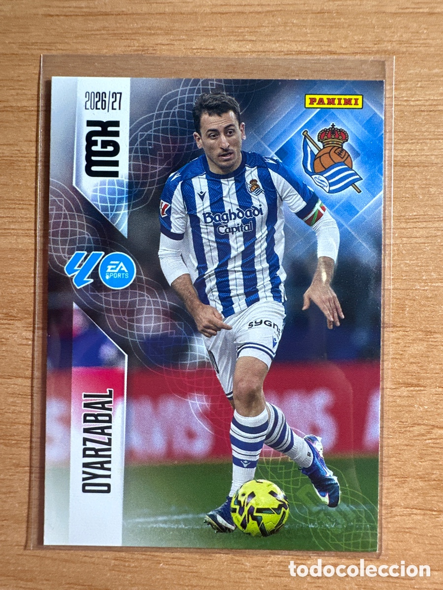 Cartes &agrave; collectionner de Football: 324 OYARZABAL REAL SOCIEDAD MEGACRACKS 2026 2027 (MGK 26 27)