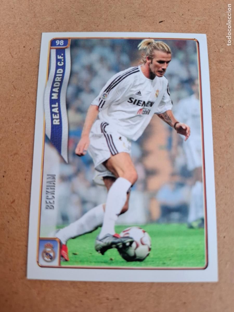 Cromos de f&uacute;tbol: MUNDICROMO 2004 2005 04 05 - 98 BECKHAM - REAL MADRID