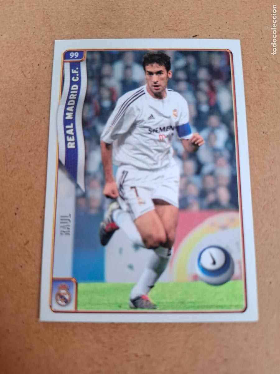 Cromos de f&uacute;tbol: MUNDICROMO 2004 2005 04 05 - 99 RA&Uacute;L - REAL MADRID