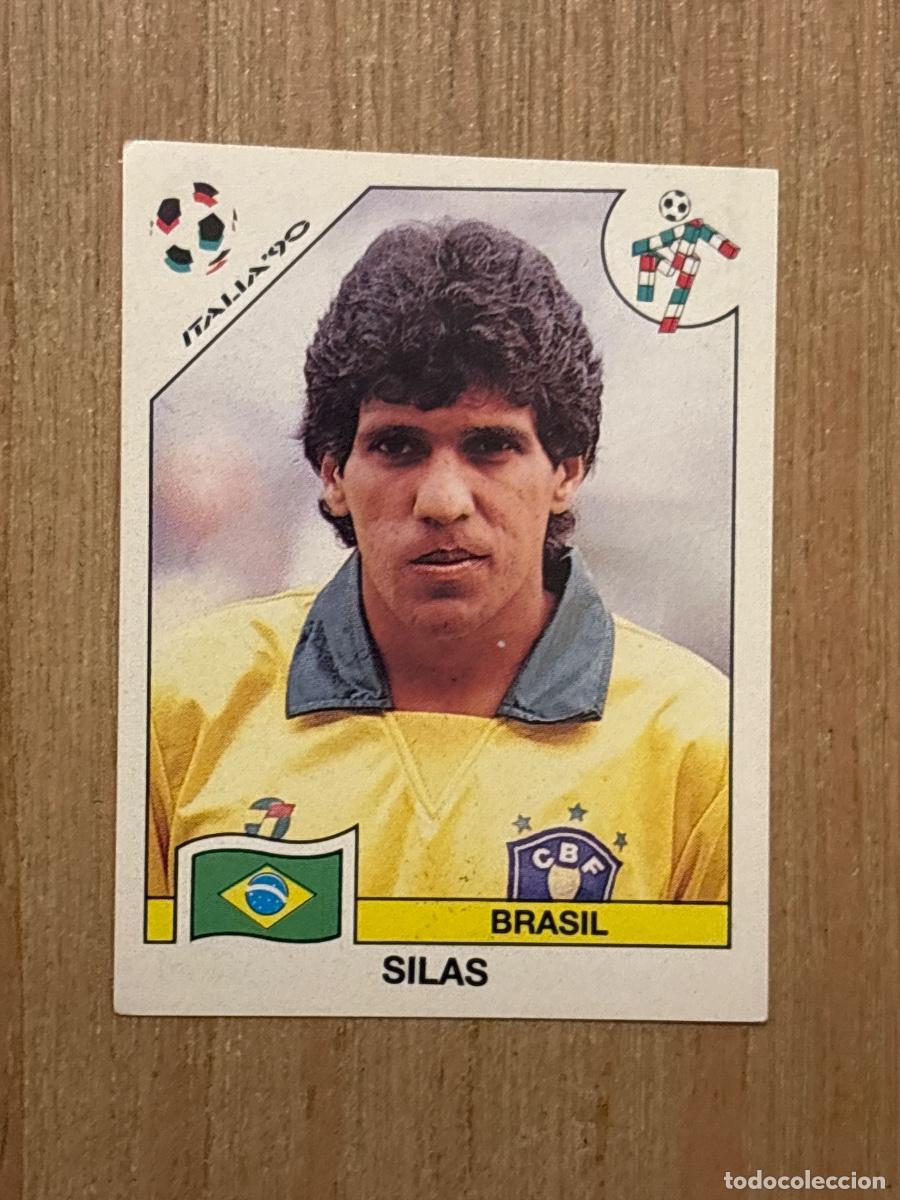 Cromos de f&uacute;tbol: 37. CROMO SILAS N 204 BRASIL MUNDIAL ITALIA 90 1990 PANINI NUNCA PEGADO SIN PEGAR