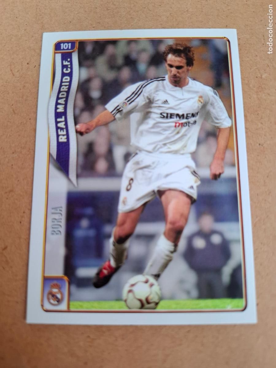 Cromos de f&uacute;tbol: MUNDICROMO 2004 2005 04 05 - 101 BORJA - REAL MADRID