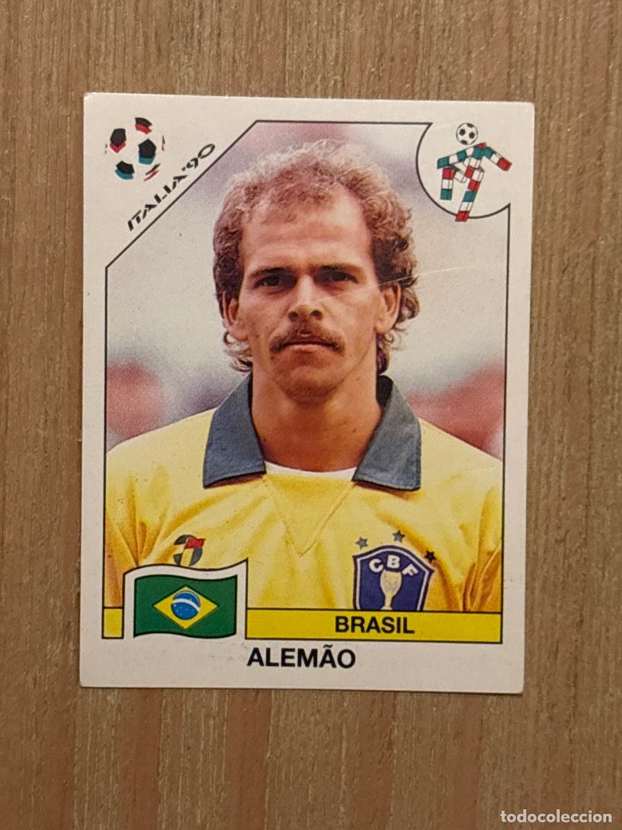Cromos de f&uacute;tbol: 37. CROMO ALEM&Atilde;O ALEMAO N 202 BRASIL MUNDIAL ITALIA 90 1990 PANINI NUNCA PEGADO SIN PEGAR