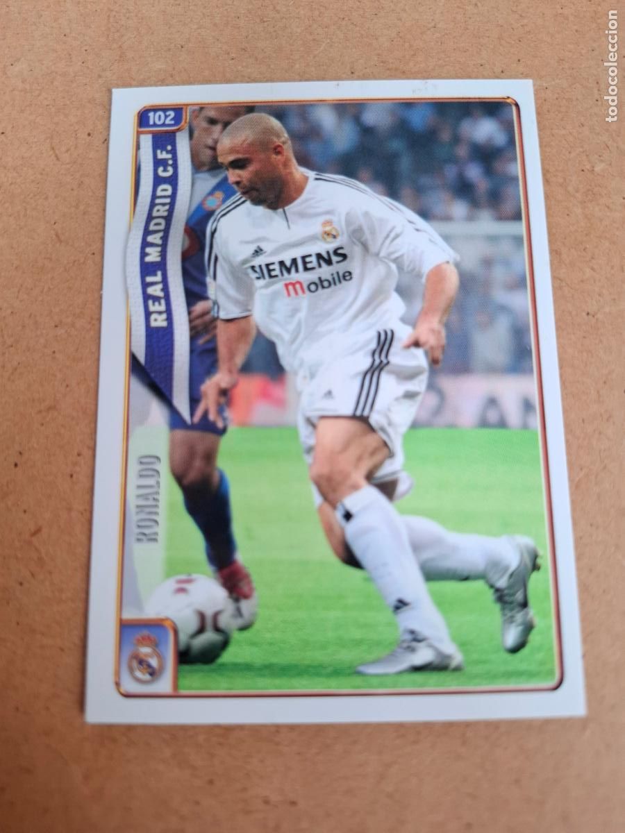 Cromos de f&uacute;tbol: MUNDICROMO 2004 2005 04 05 - 102 RONALDO - REAL MADRID
