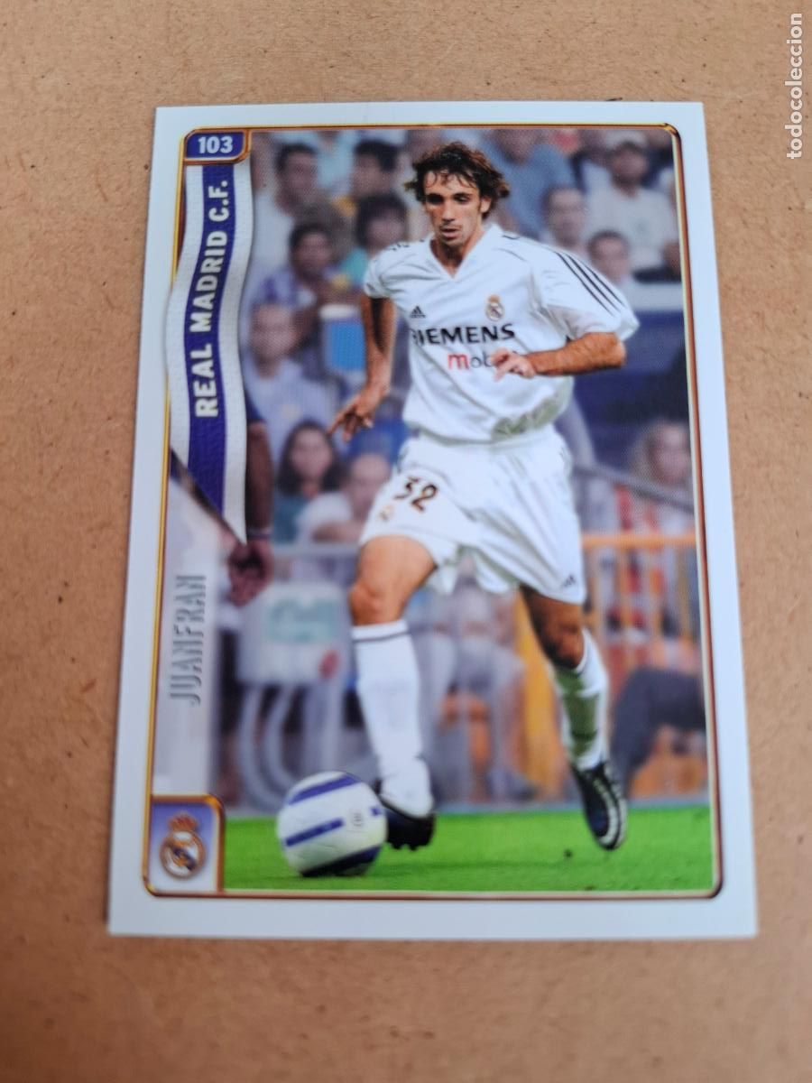 Cromos de Futebol: MUNDICROMO 2004 2005 04 05 - 103 JUANFRAN ( ERROR ) - REAL MADRID