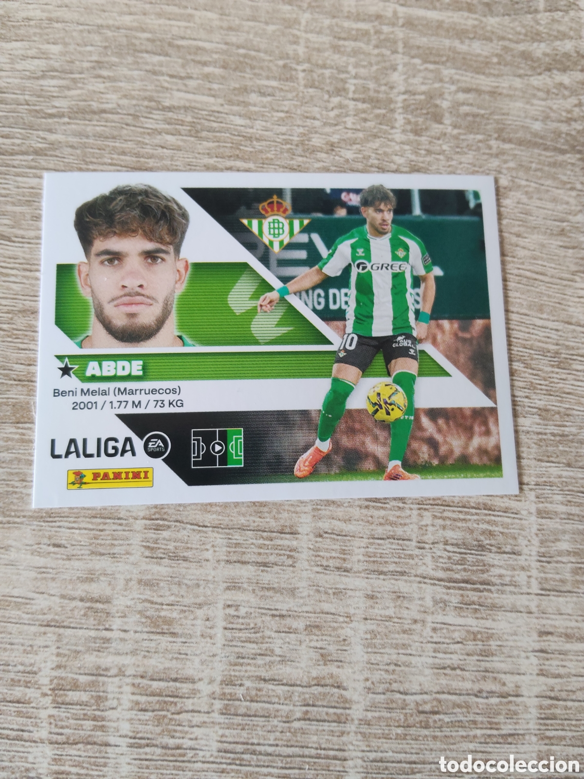 Cromos de f&uacute;tbol: Abde Real Betis liga 2026 2027 26 27 ediciones este