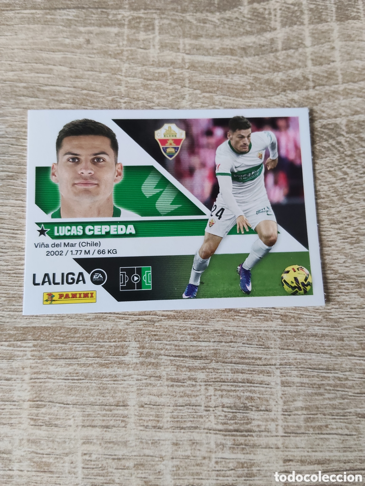 Cromos de f&uacute;tbol: Cepeda Elche liga 2026 2027 26 27 ediciones este
