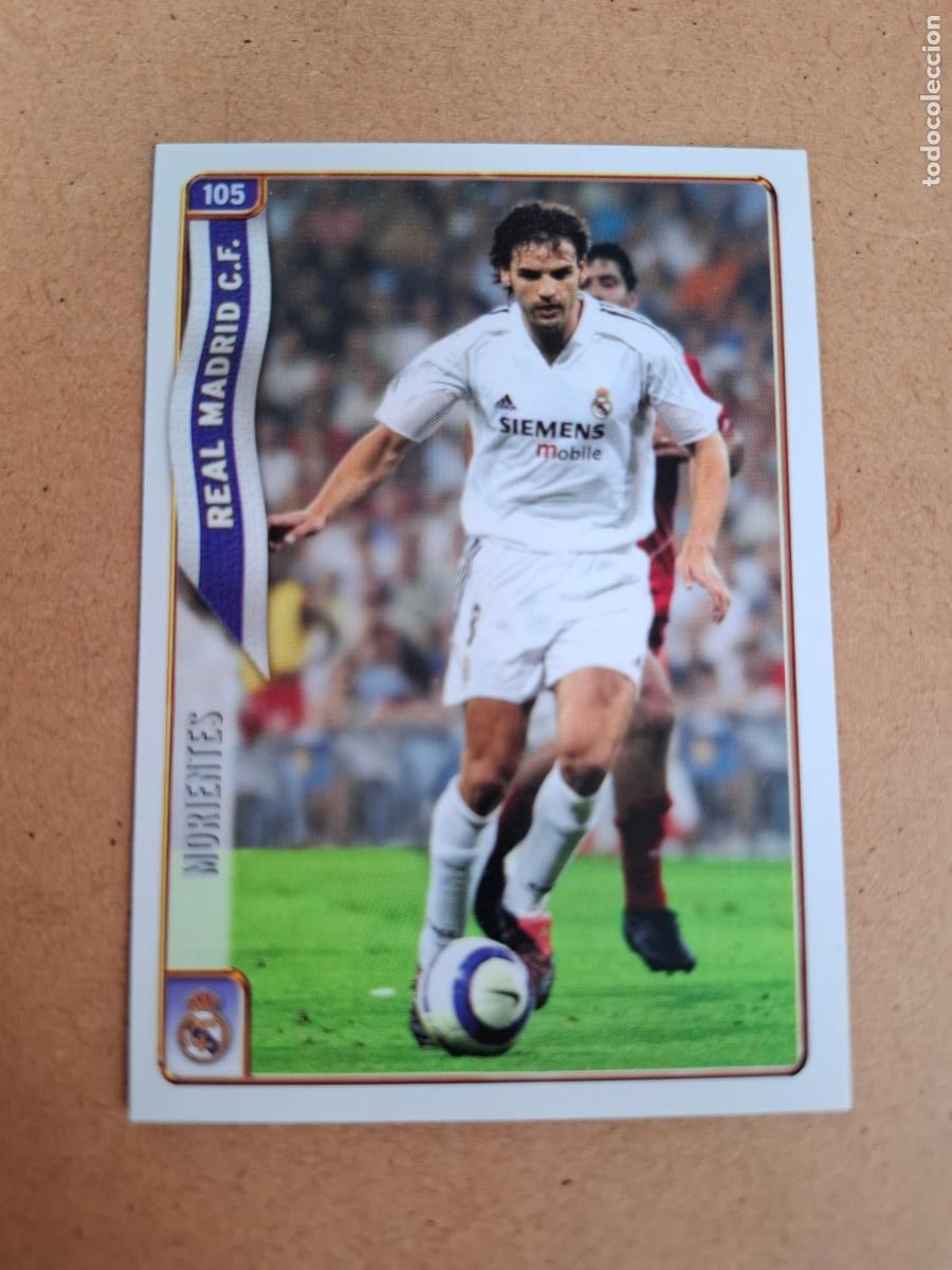 Cromos de f&uacute;tbol: MUNDICROMO 2004 2005 04 05 - 105 MORIENTES - REAL MADRID