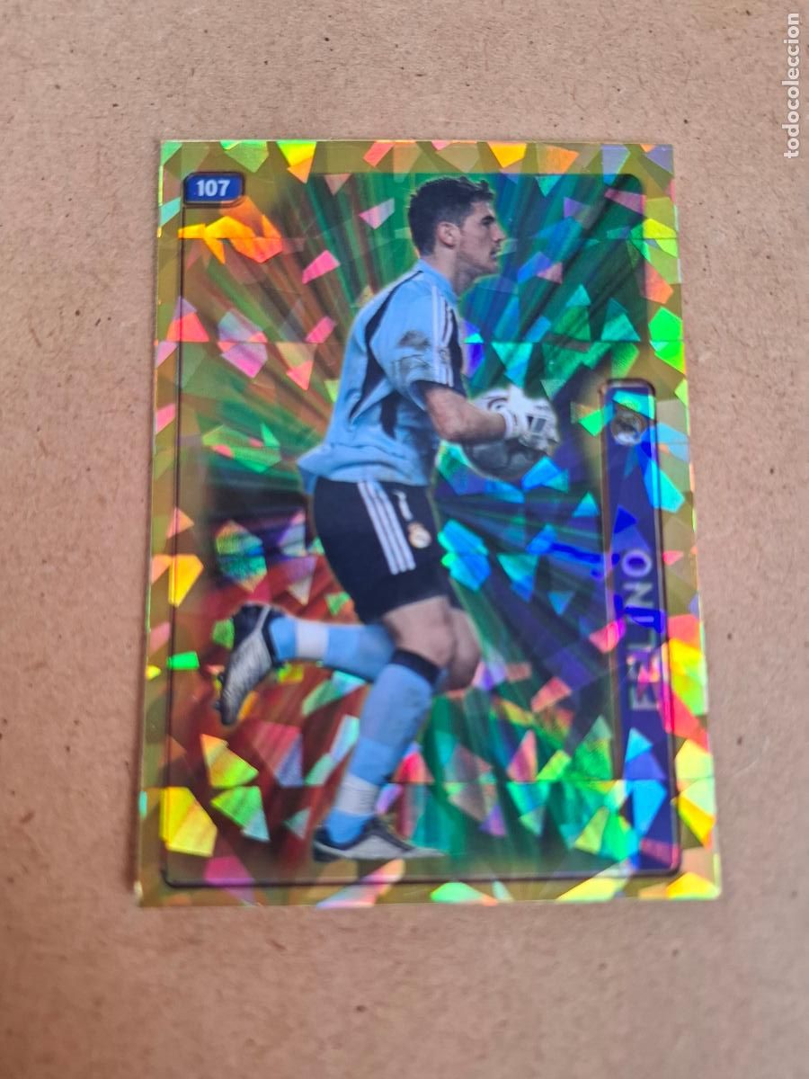 Cromos de f&uacute;tbol: MUNDICROMO 2004 2005 04 05 - 107 CASILLAS ( BRILLO ROMBOS ) - REAL MADRID