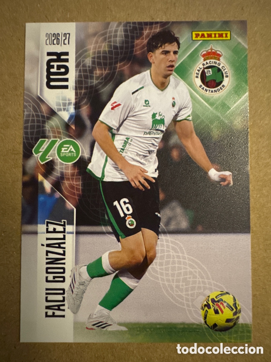 Cromos de f&uacute;tbol: # 276 Facu Gonz&aacute;lez Racing Santander Megacracks 26 27 2026 2027