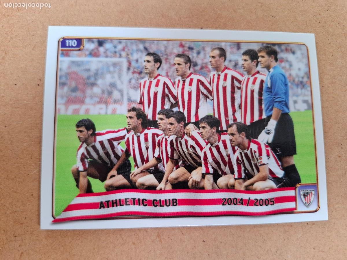 Cromos de f&uacute;tbol: MUNDICROMO 2004 2005 04 05 - 110 HIMNO ( EN CASTELLANO ) / EQUIPO - ATHLETIC CLUB