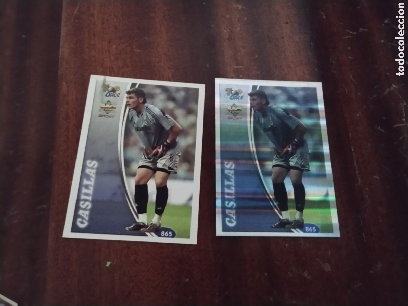 Cromos de f&uacute;tbol: MUNDICROMO 2005 N&ordm; 865 CASILLAS - REAL MADRID TOP ONCE - MATE Y VERSI&Oacute;N BRILLO