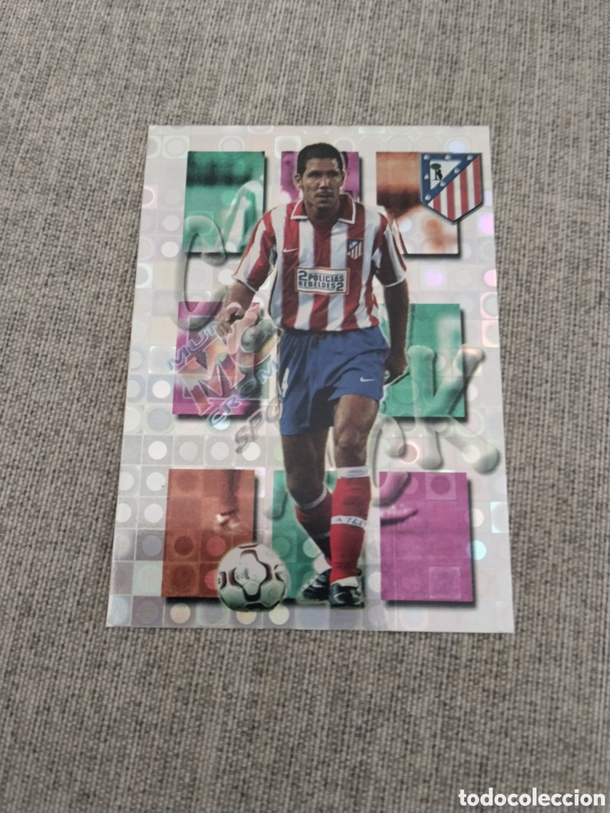 Cromos de f&uacute;tbol: MUNDICROMO 2003-04 ( FICHAS DE LA LIGA 2004 ) N&ordm; 323 SIMEONE - AT. MADRID ( CRACK )