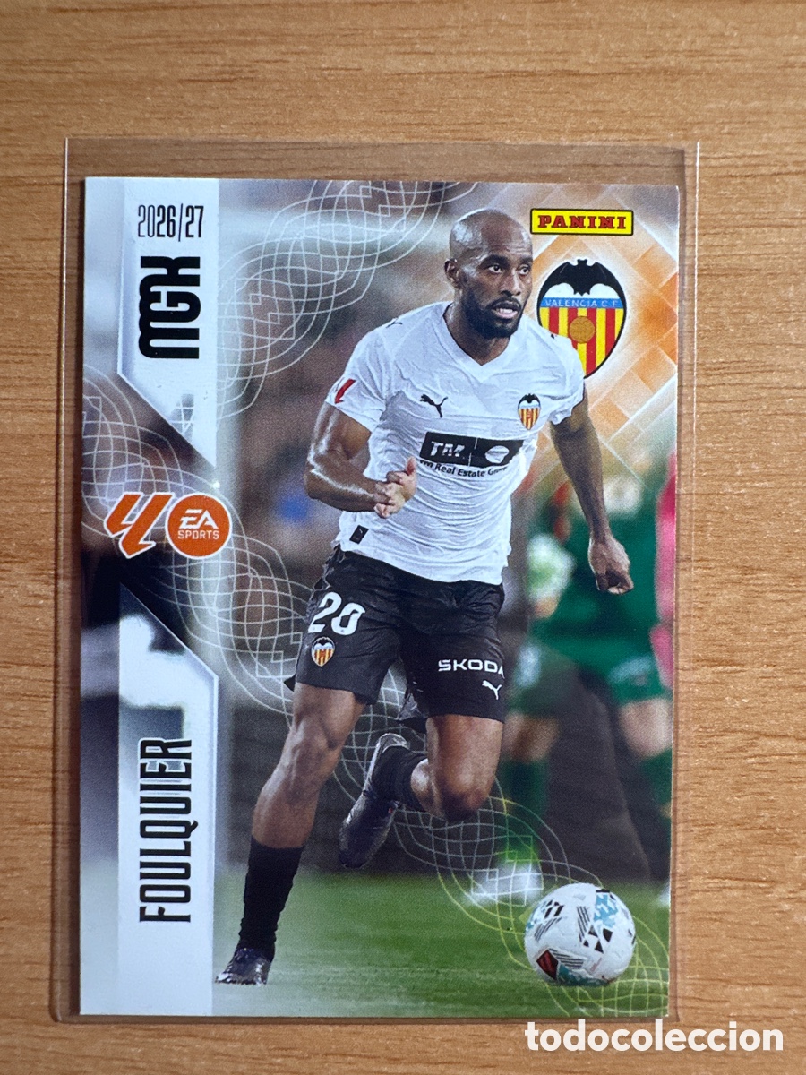 Cromos de f&uacute;tbol: 346 FOULQUIER VALENCIA MEGACRACKS 2026 2027 (MGK 26 27)