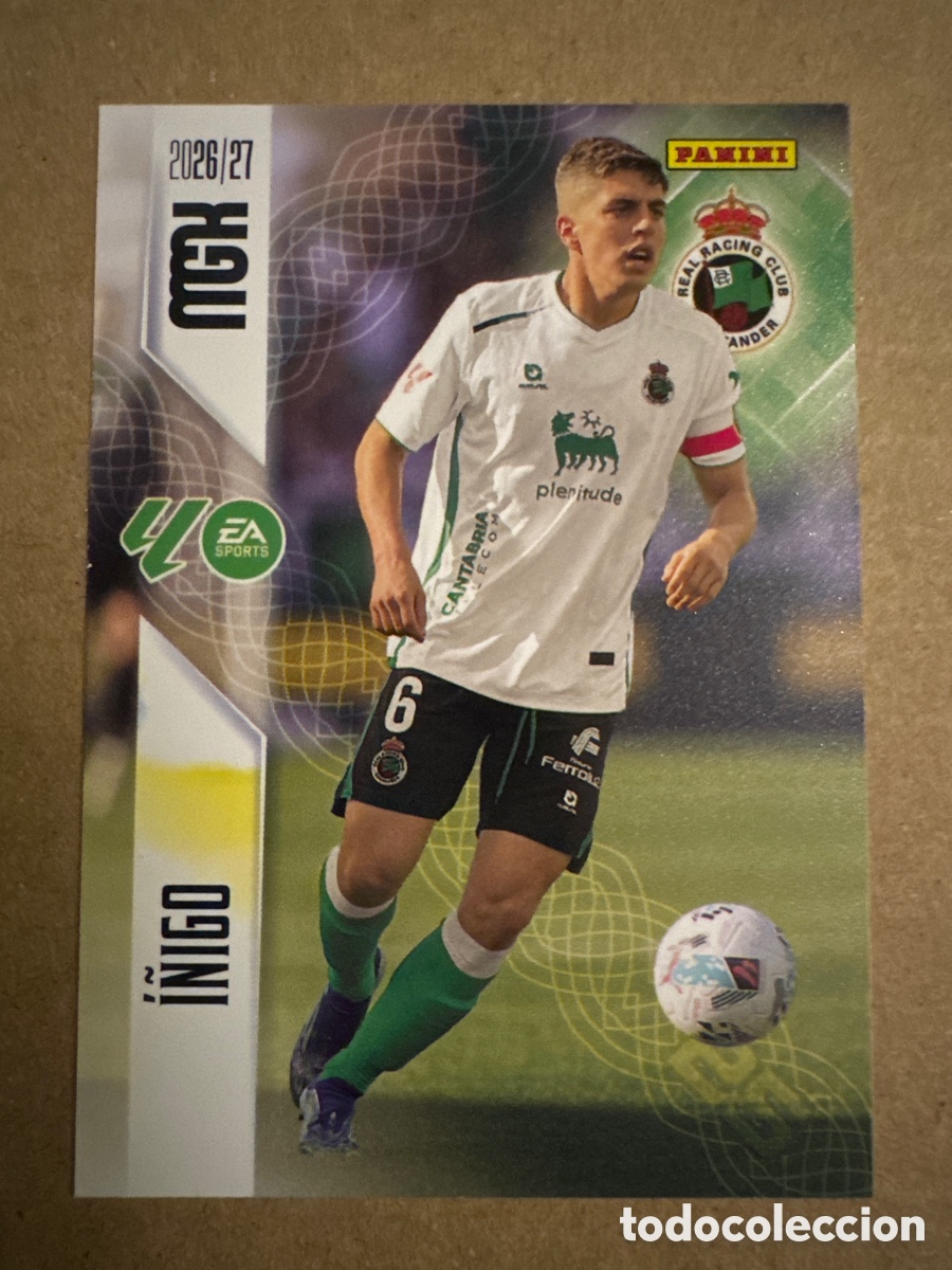 Cromos de f&uacute;tbol: # 282 I&ntilde;igo Racing Santander Megacracks 26 27 2026 2027