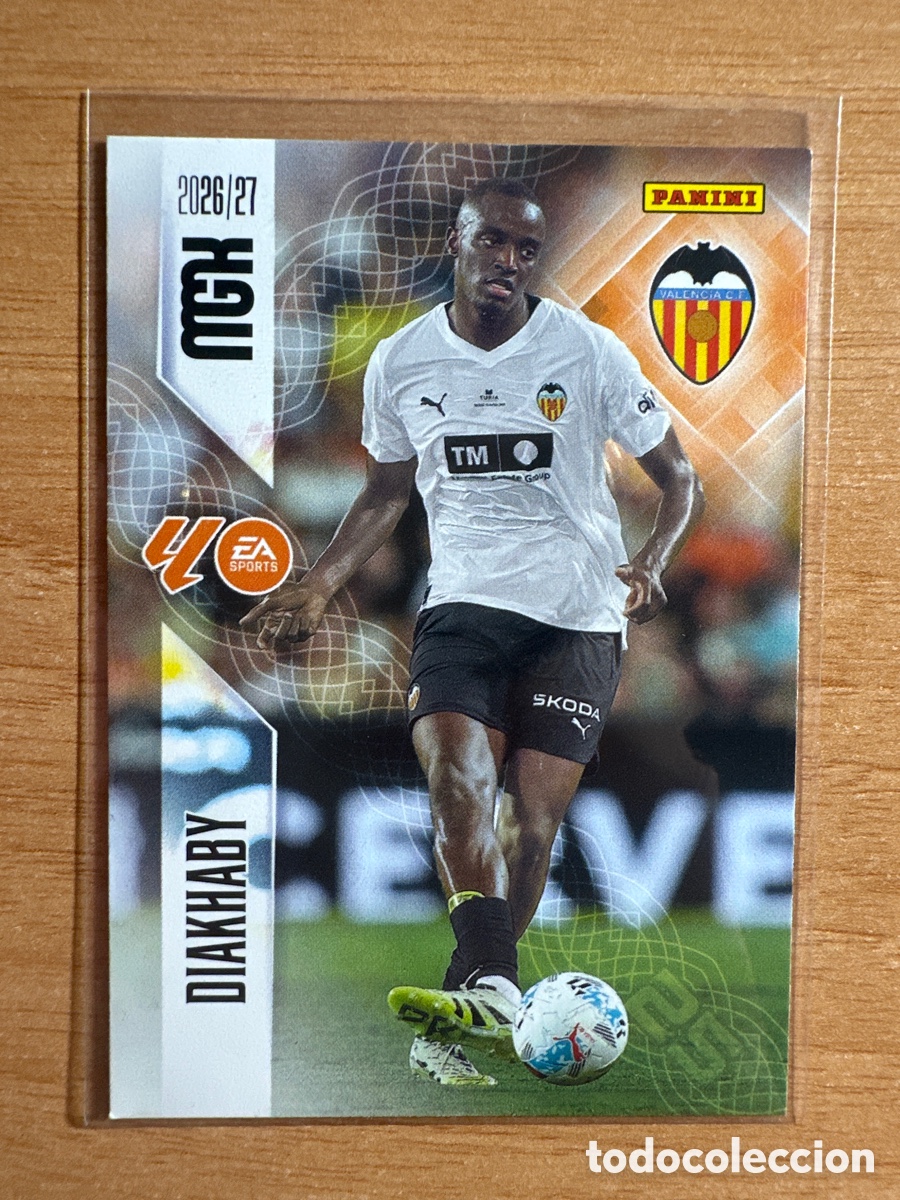 Cromos de f&uacute;tbol: 347 DIAKHABY VALENCIA MEGACRACKS 2026 2027 (MGK 26 27)