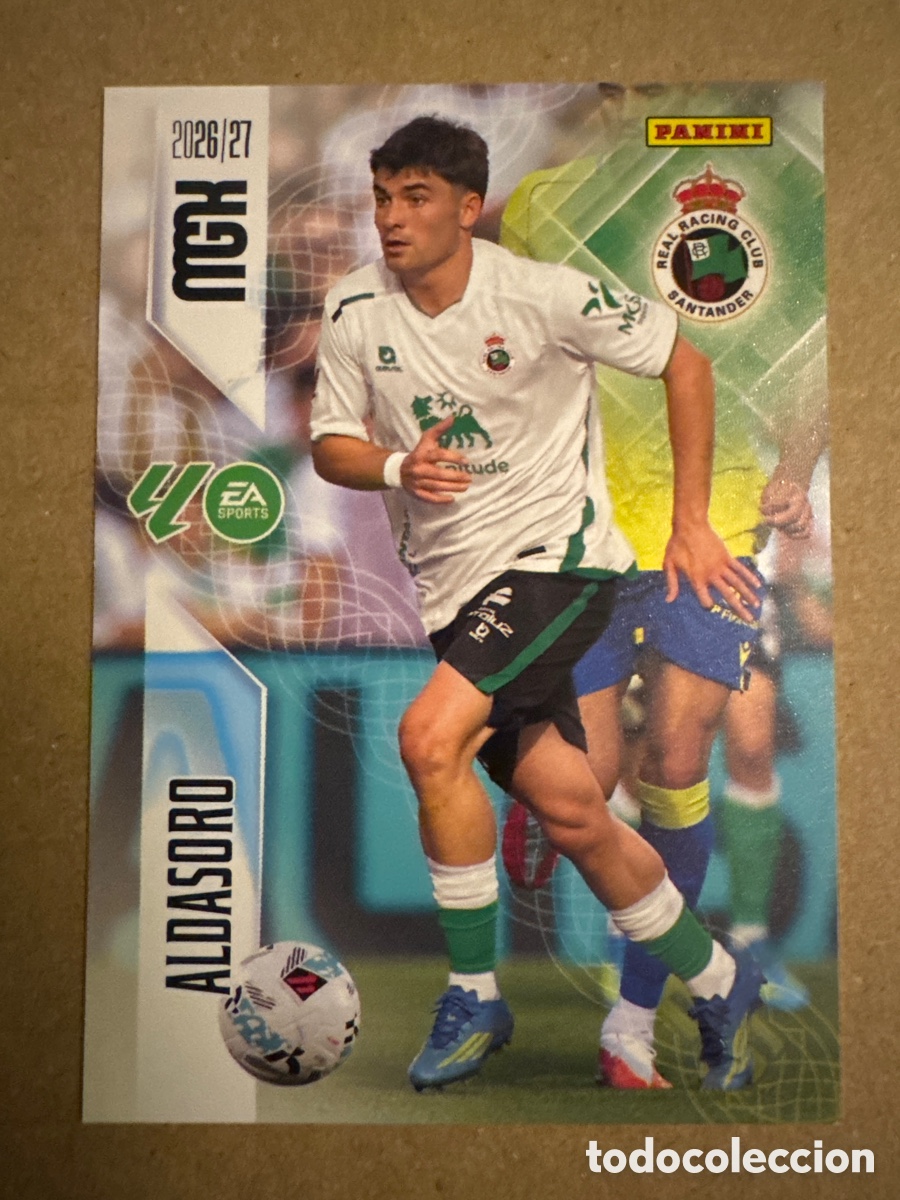Cartes &agrave; collectionner de Football: # 283 Aldasoro Racing Santander Megacracks 26 27 2026 2027