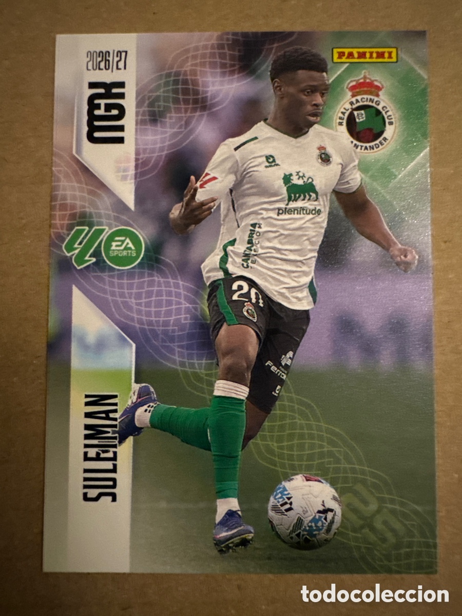 Cromos de f&uacute;tbol: # 284 Suleiman Racing Santander Megacracks 26 27 2026 2027