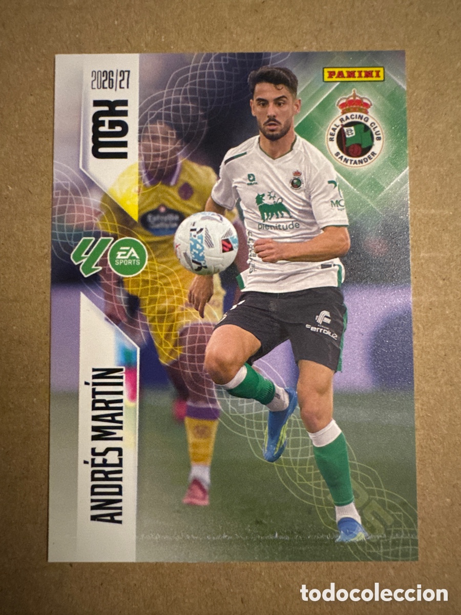 Cromos de f&uacute;tbol: # 285 Andr&eacute;s Mart&iacute;n Racing Santander Megacracks 26 27 2026 2027