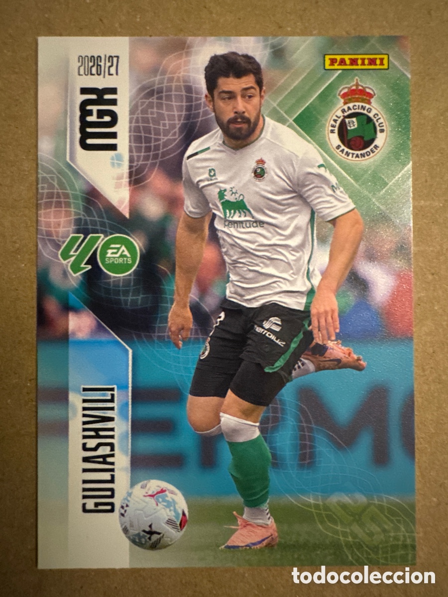 Cromos de f&uacute;tbol: # 286 Guliashvili Racing Santander Megacracks 26 27 2026 2027