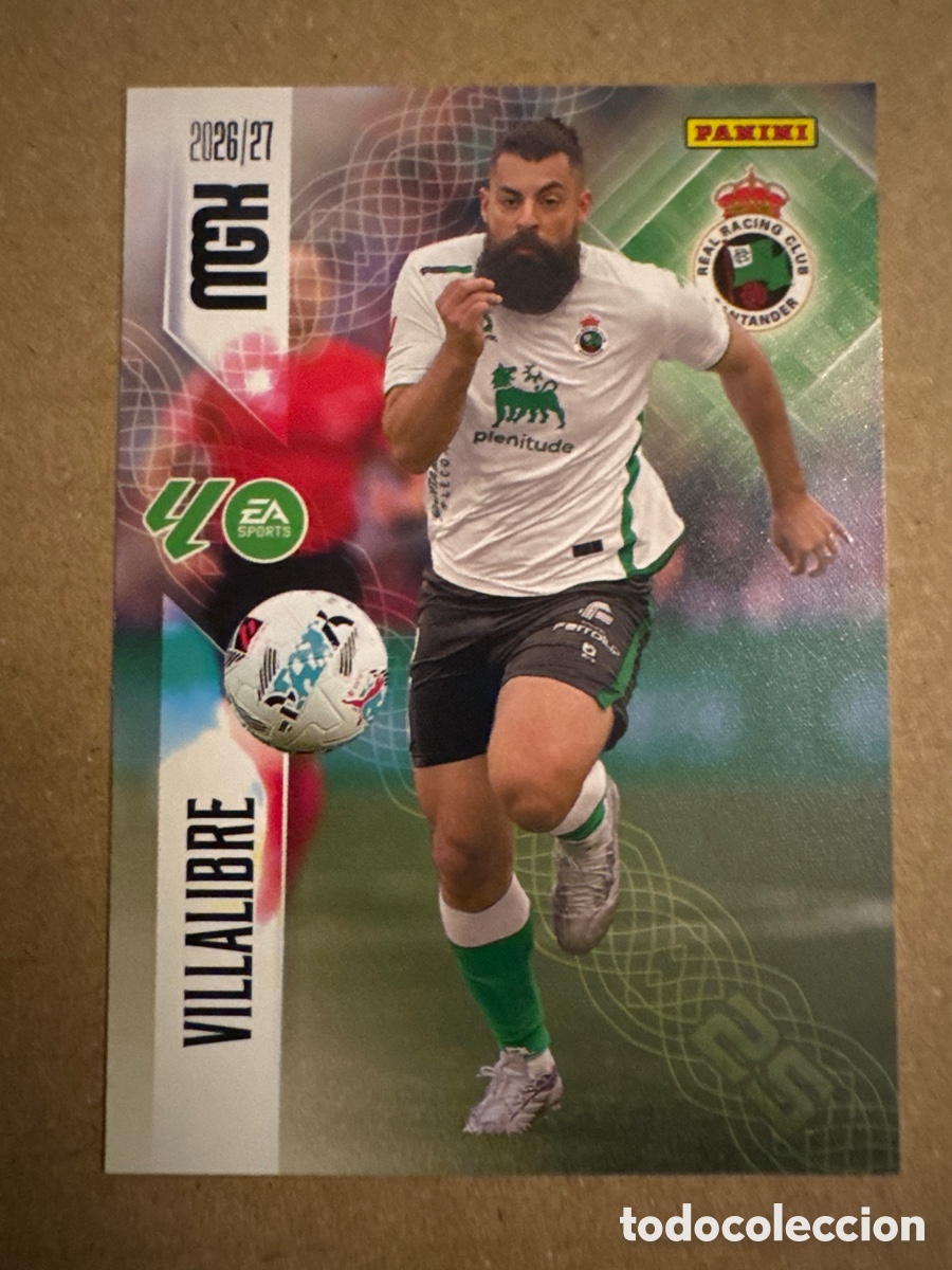 Cromos de f&uacute;tbol: # 287 Villalibre Racing Santander Megacracks 26 27 2026 2027